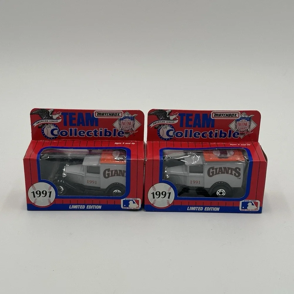 1990-91 Matchbox Team Collectibles San Francisco Giants Lot 2 Cars NIB